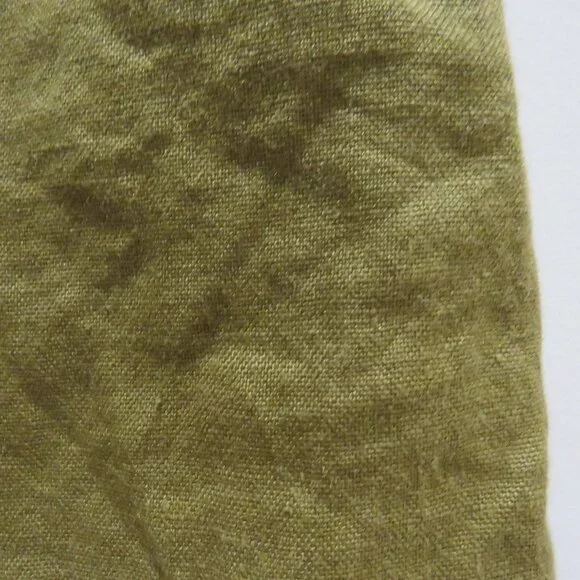 NICOLE PURDY The Classic Short in Khaki Brown Linen Boho Minimalist - Size XS